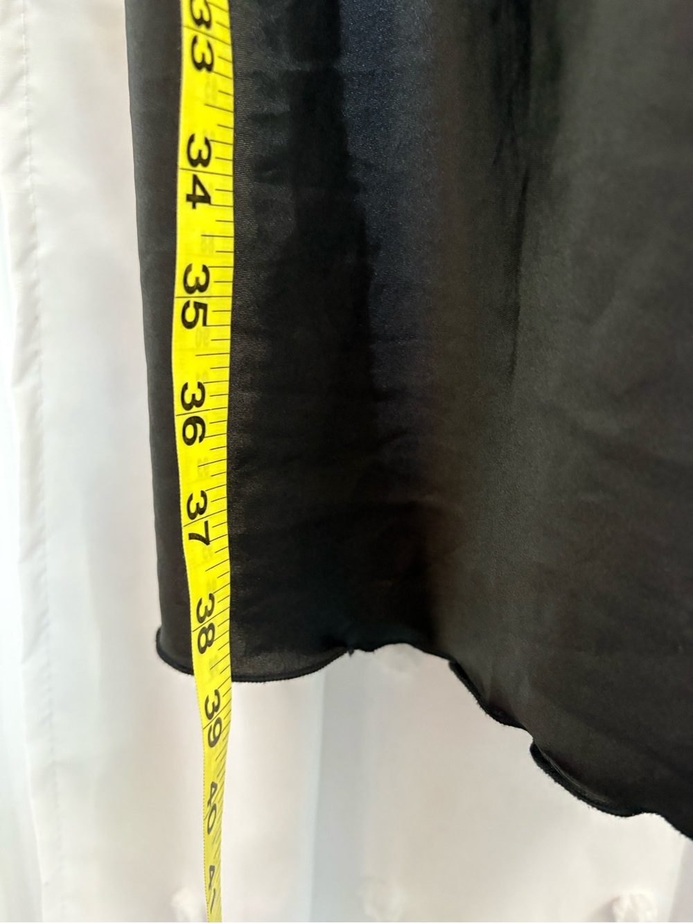Black Satin Slip - Picture 5 of 6